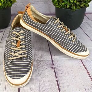 Reef Walled Low Tx Grey Stripe Sneakers